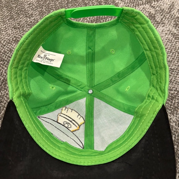Vintage Six Flags Marvin The Martian Snap Back Hat OSFA - Picture 4 of 4